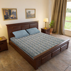 The Neel Pushp Bedsheet