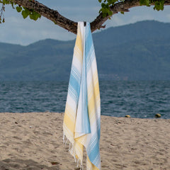 Trimita Striped Turkish Towel | 100% Cotton | Lightweight & Quick-Drying