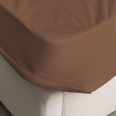 Dark Brown Waterproof Mattress Protector – Ultimate Protection & Comfort