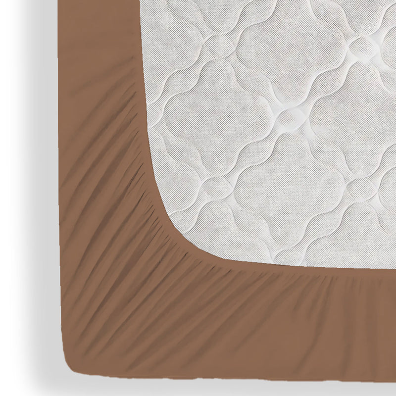 Dark Brown Waterproof Mattress Protector – Ultimate Protection & Comfort
