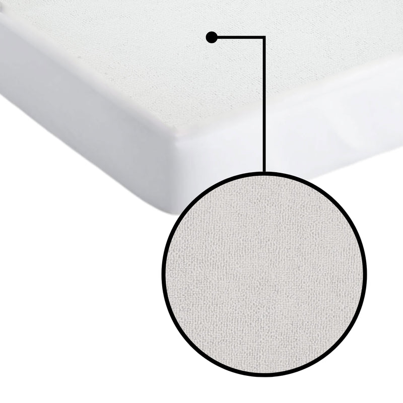 White Waterproof Mattress Protector – Ultimate Protection & Comfort