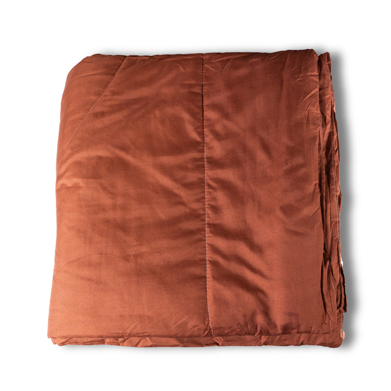 Ombre Comforter – Metallic Brown to Copper Blonde Ombre | Luxurious & Cozy