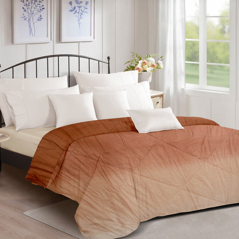 Ombre Comforter – Metallic Brown to Copper Blonde Ombre | Luxurious & Cozy