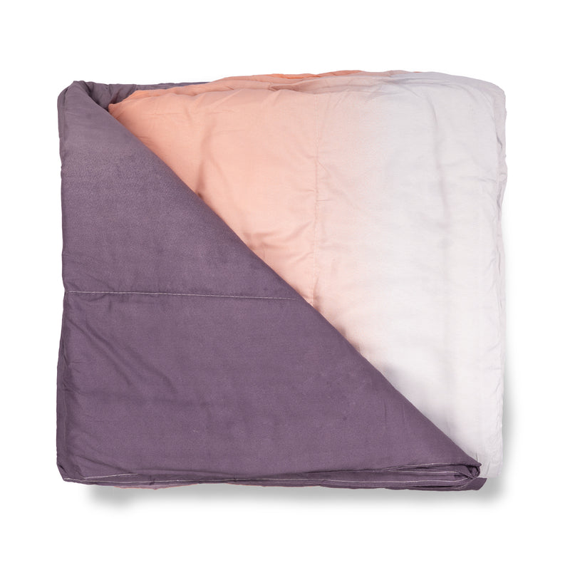Ombre Comforter – Dark to Light Grey Gradient | Soft & Stylish