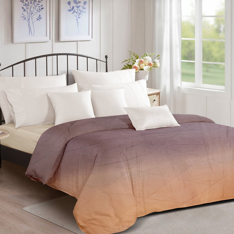 Ombre Comforter – Dark to Light Grey Gradient | Soft & Stylish