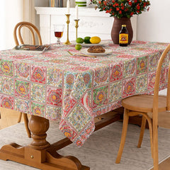 Festival Tile Harmony Satin Table Cloth (6 Seater)