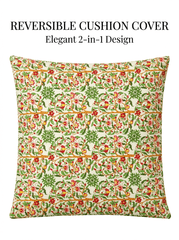 Elegant Garden Satin Reversible Cushion Cover - Furnish Factory