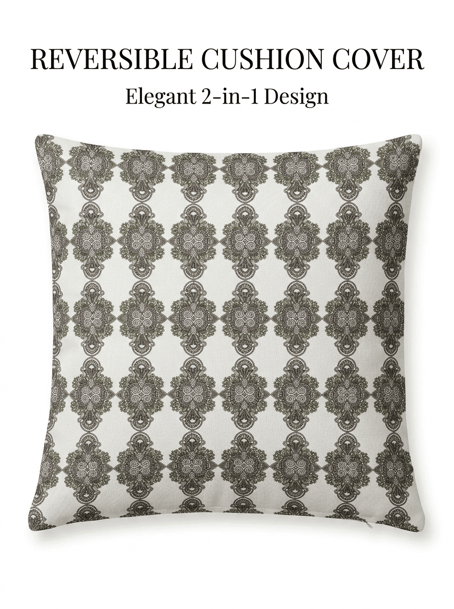 Elegant Satin Reversible Cushion Cover - Furnish Factory
