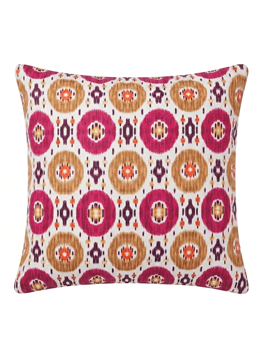 Ethnic Canvas Mandala Cushion Cover (16*16 inch) - Furnish Factory