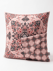 Elegant Heritage Satin Reversible Cushion Cover (16*16 inch) - Furnish Factory