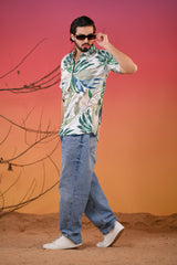 Men's Tropical Floral Rayon Hawaiian Shirt