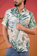 Men's Tropical Floral Rayon Hawaiian Shirt