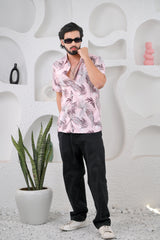 Men's Palm Leaf Rayon Hawaiian Shirt