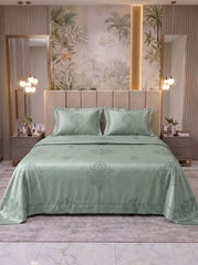 Celestial Green Arctic Grace Bedsheet