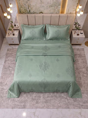 Celestial Green Arctic Grace Bedsheet