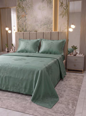 Celestial Green Arctic Grace Bedsheet