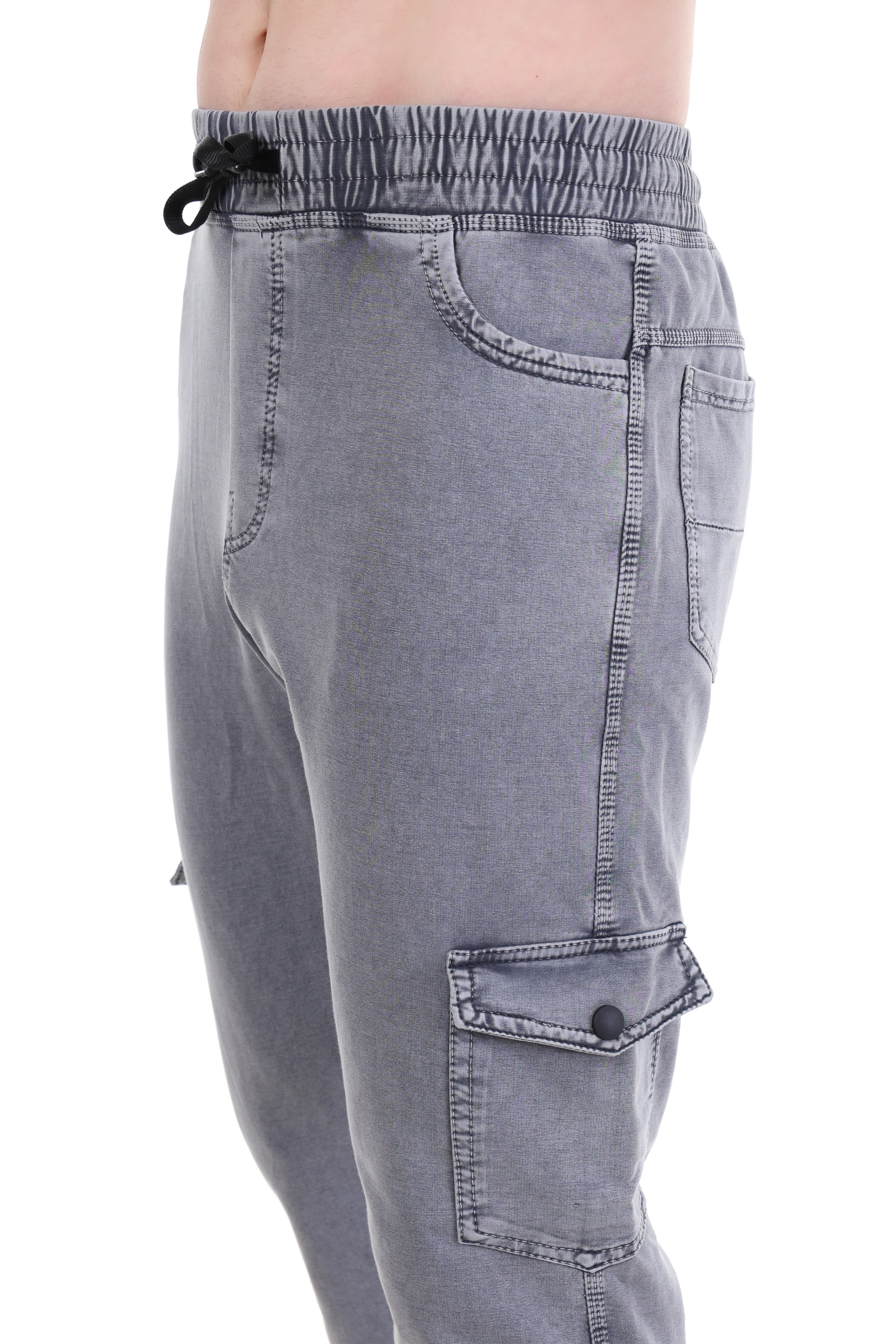 Men’s Urban Edge Everyday Ease Light Grey Utility Cargo Pants