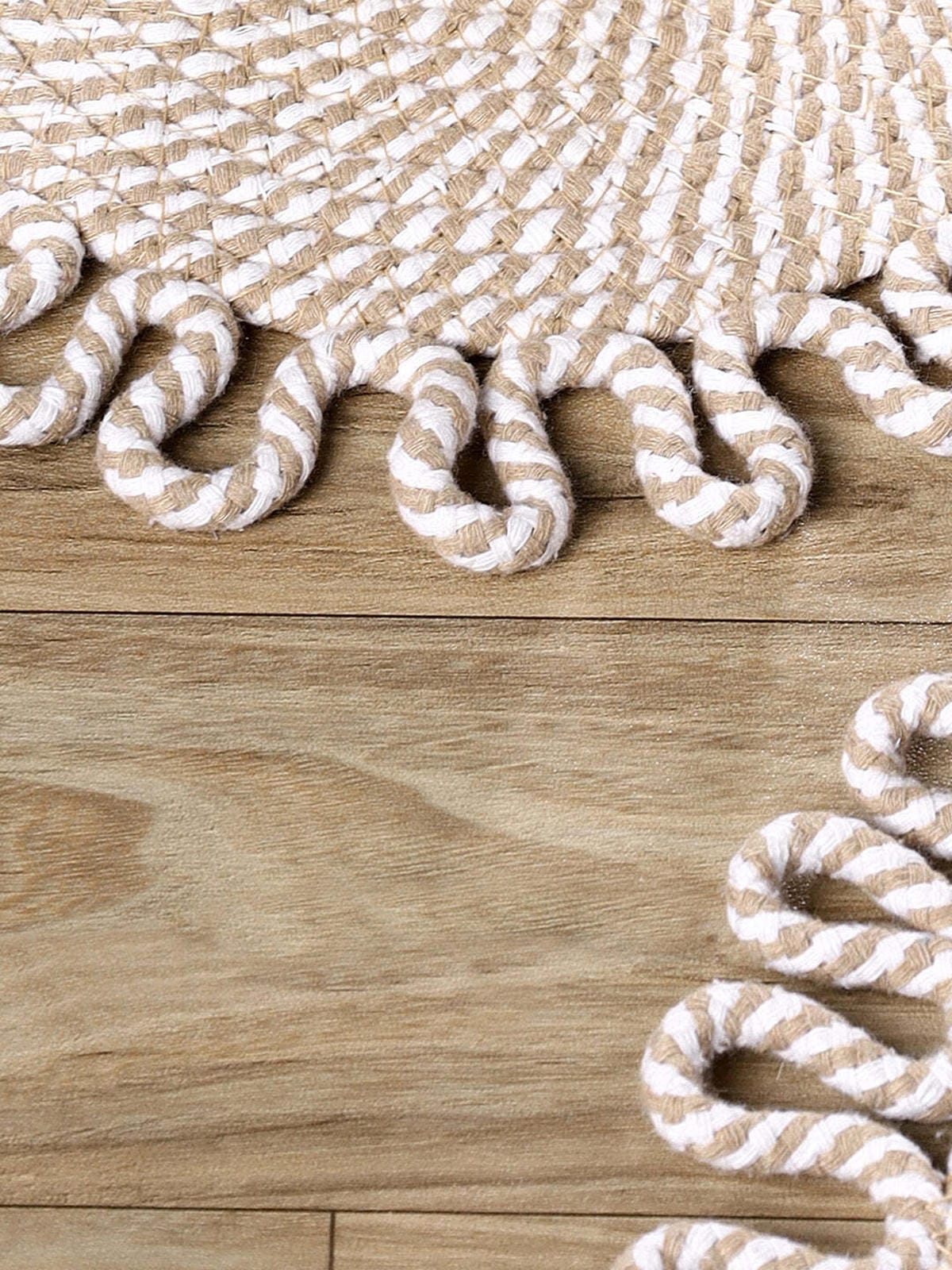 Earth thread- Braided Jute Table Placemats (Round 10.5 inch) - Furnish Factory