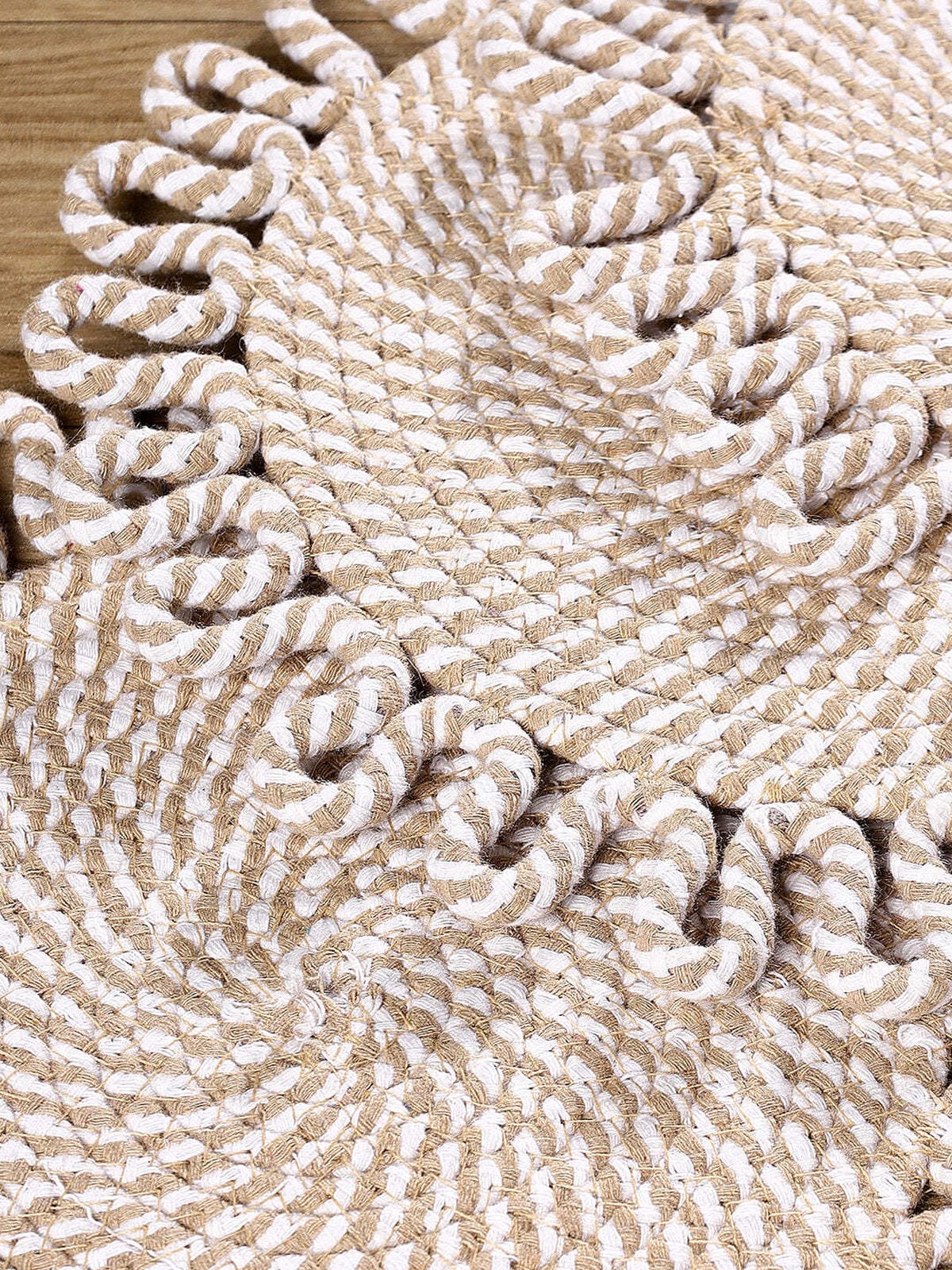 Earth thread- Braided Jute Table Placemats (Round 10.5 inch) - Furnish Factory