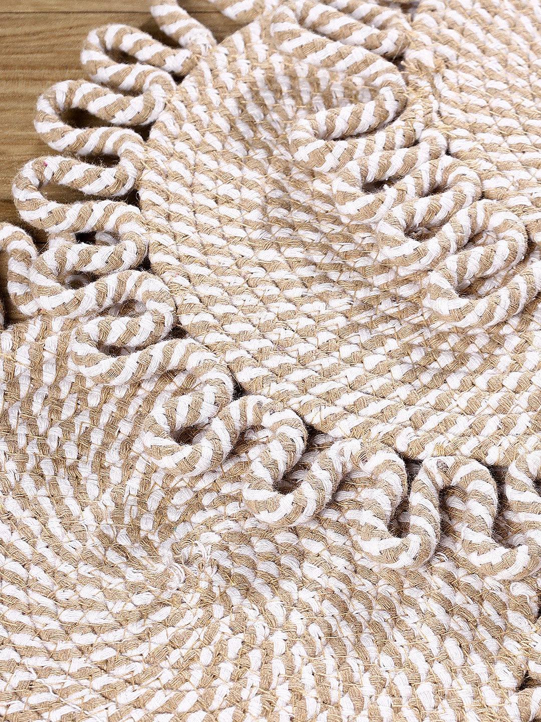 Earth thread- Braided Jute Table Placemats (Round 10.5 inch)