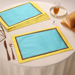 Mandala Glow Dining Set (Runner Size: 70x12.5 inch | Mat Size: 12x18 inch)