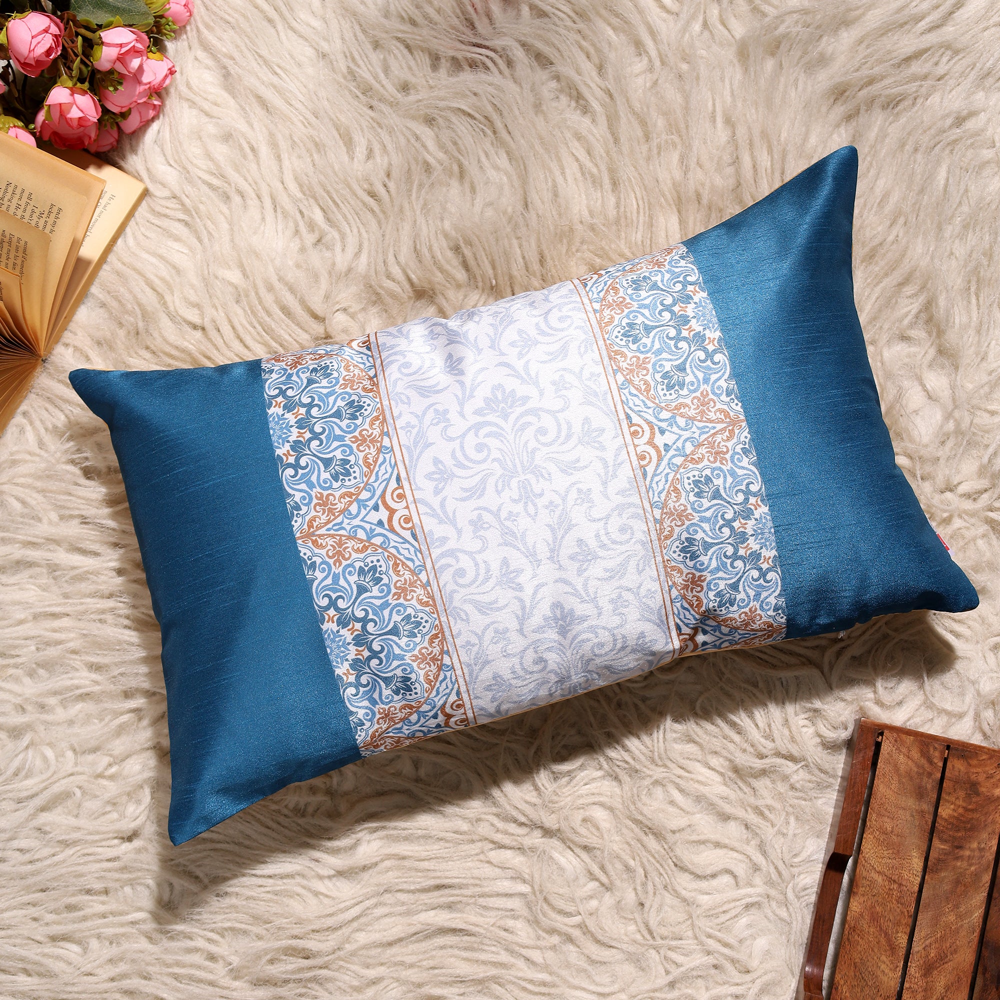 Silken Storm Silk Lumbar Cushion Covers – 20x12 inch