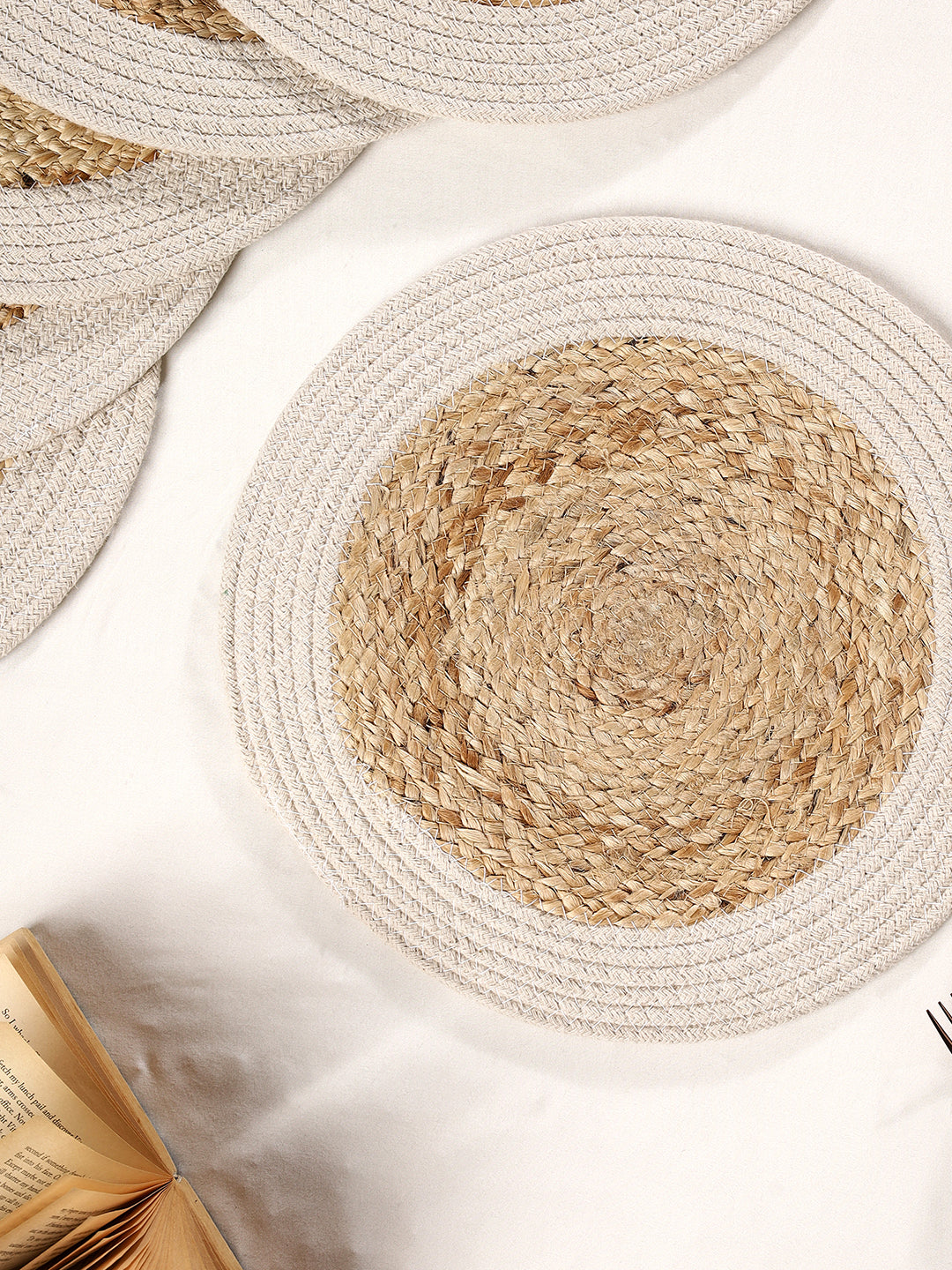 Boho Bloom Table Placemats (Round 15 inch)