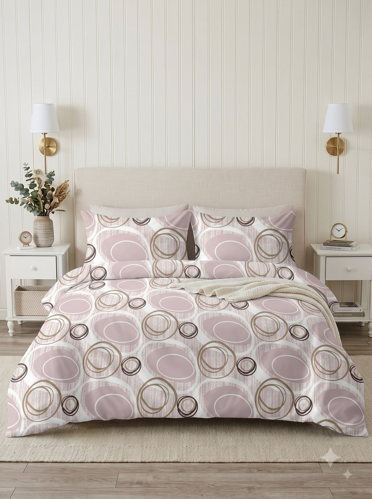 Blush Orbit Bedsheet