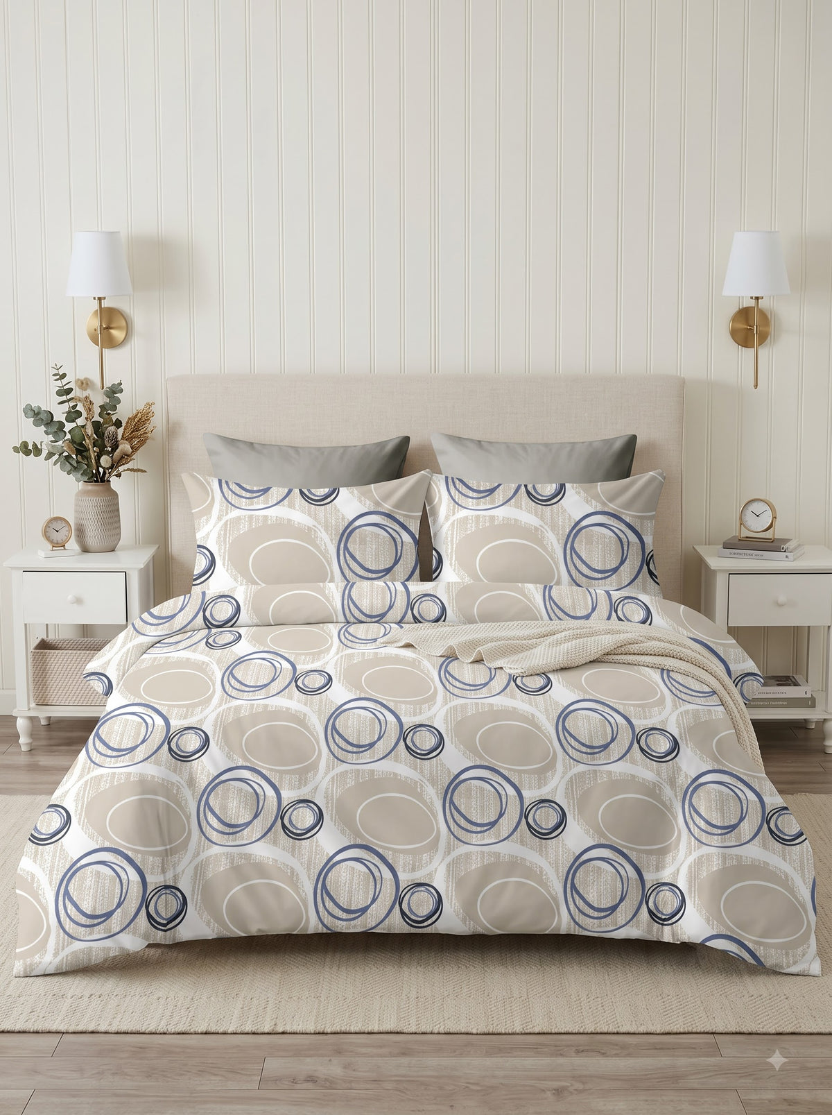 Azure Orbit Bedsheet