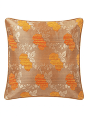Sunlit Brocade Embroidered Cushion Cover (16*16 inch) - Furnish Factory