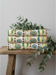 Earthy Orbit Premium Jaipuri Bedsheet - Furnish Factory