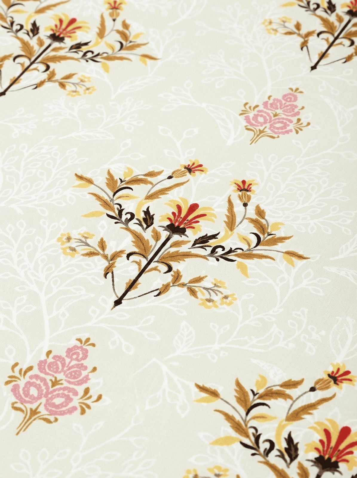 Royal Blossom Super King Cotton Bedsheet - Furnish Factory