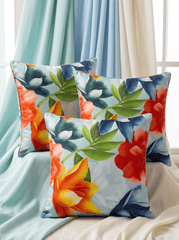Watercolor Floral Cushion Cover (16*16 inch) - Furnish Factory
