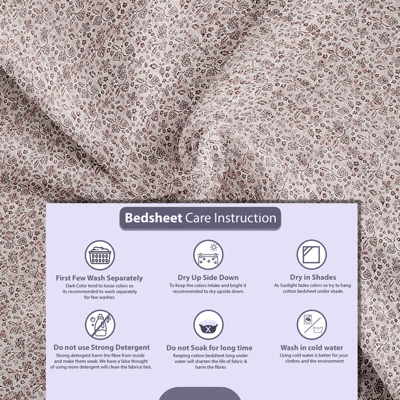 The Gulabi Bel Bedsheet