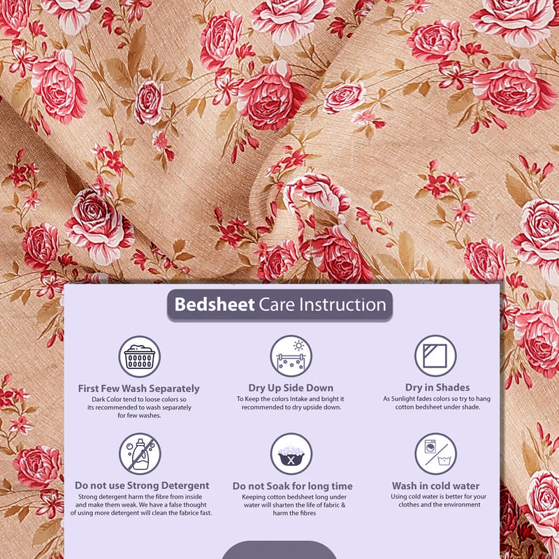 Komal Kusum Bedsheet
