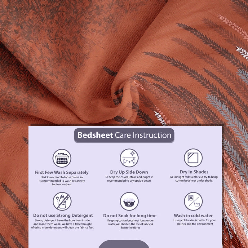 Surkhi Satrang Bedsheet