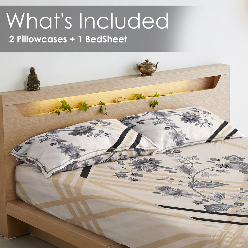 Kesar Rang Bedsheet