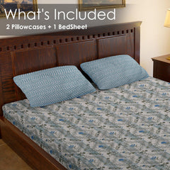 The Neel Pushp Bedsheet