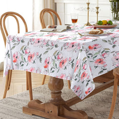 Soft Garden Whisper Satin Table Cloth (6/8 Seater)