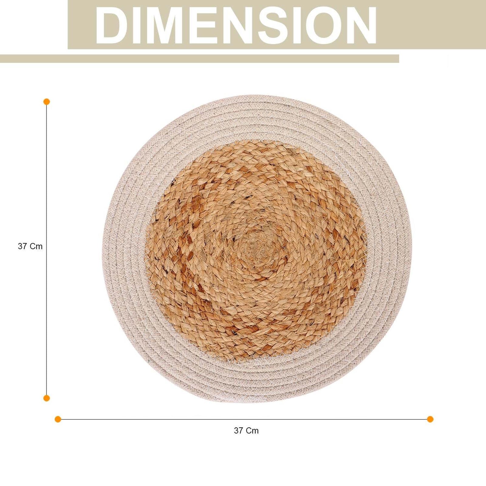 Boho Bloom Table Placemats (Round 15 inch) - Furnish Factory