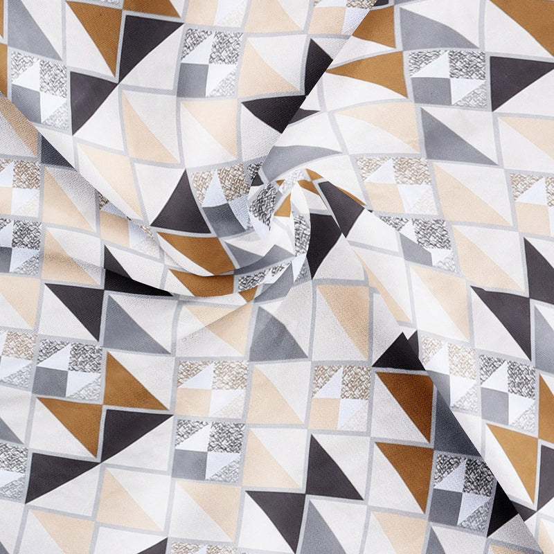 Geometric Harmony Super-Soft Double Bedsheet