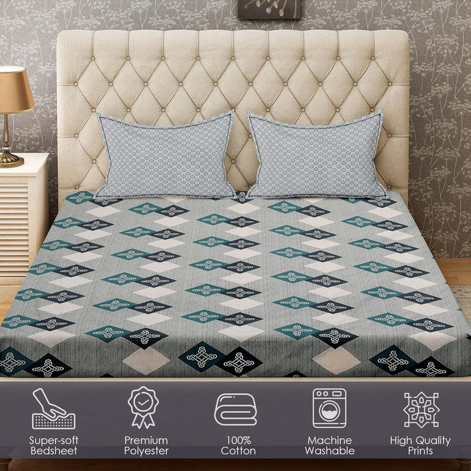 The Neelam Aabhushan Bedsheet - Furnish Factory