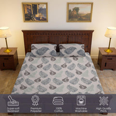 Neelpatra Vibes Bedsheet