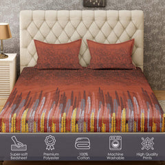 Surkhi Satrang Bedsheet