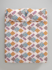 Jaipuri Mosaic Bliss Premium Bedsheet