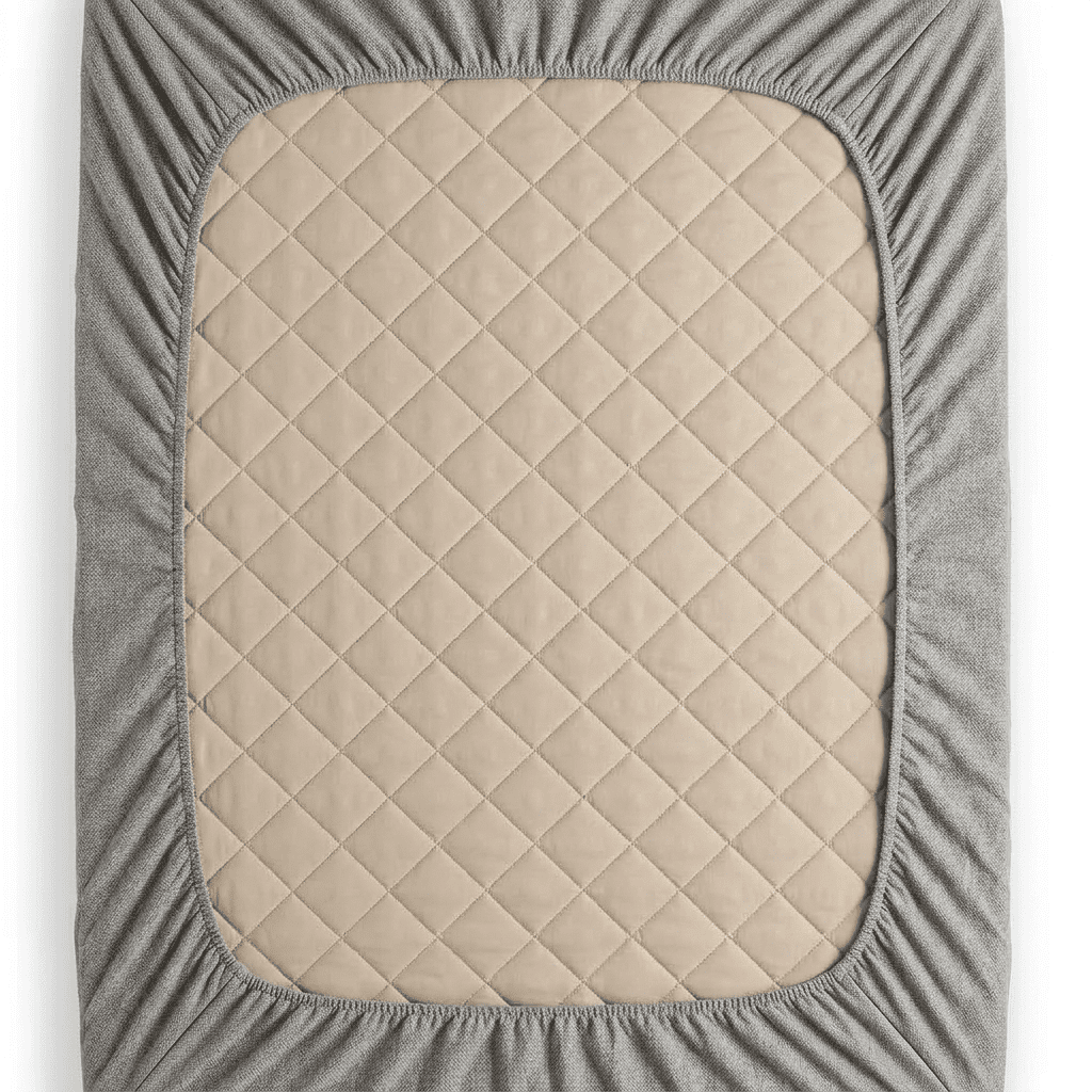 Light french grey Waterproof Mattress Protector – Ultimate Protection & Comfort - Furnish Factory