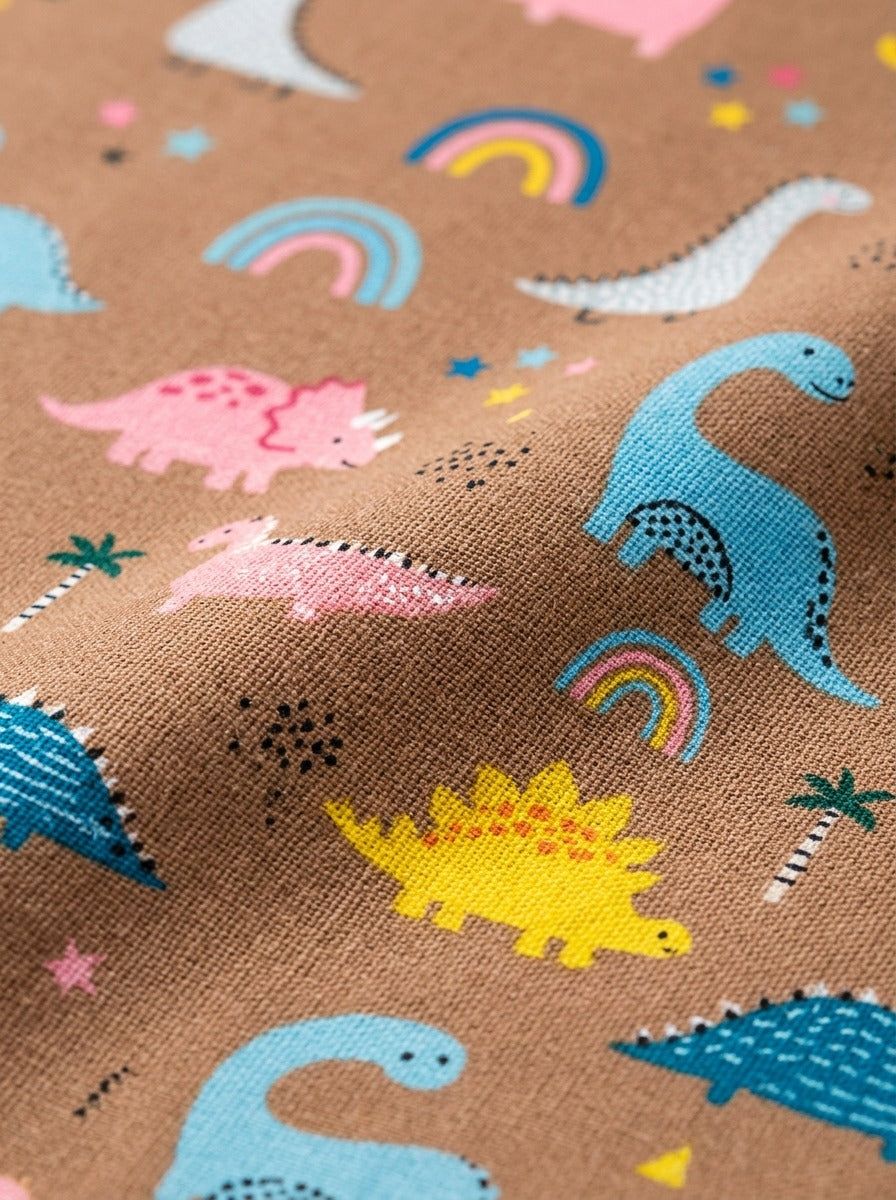 Dyno Dreams Kids Bedsheet (90 x 100 inches) - Furnish Factory