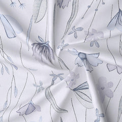 Frosted Bloom Whisper – Cotton Bedsheet (90×100 inch) King Size