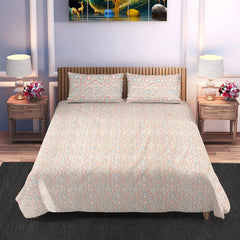 Royale Pastel Cotton Bedsheet (108×108 inch) Super King - Furnish Factory